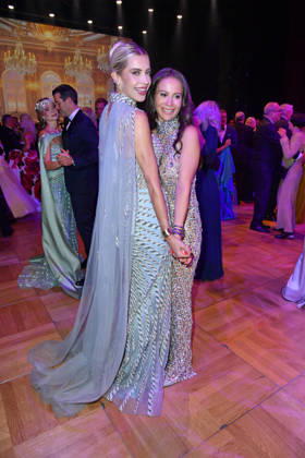 Verena Kerth und Vicky Keuler beim Leipziger Opernball 2026 in der Oper Leipzig am 24.10.2026