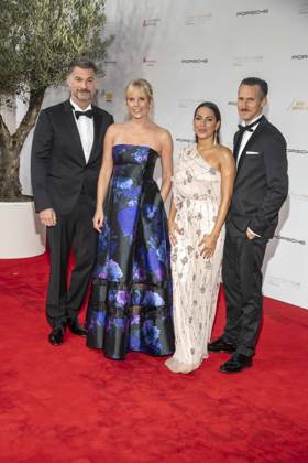 ABB OPERNBALL- Simon Boer, Melanie Marschke, Amy Mußul und Johannes Hendrik Langer ZDF Soko Leipzig zu Gast auf dem 31.Leipziger Opernball 2026 im Opernhaus am 24.10.2026 in Leipzig Sachsen Deutschland