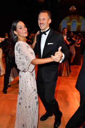 Amy Mussul und Johannes Hendrik Langer beim Leipziger Opernball 2026 in der Oper Leipzig am 24.10.2026